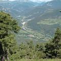 Depuis le sommet, village de La Faurie