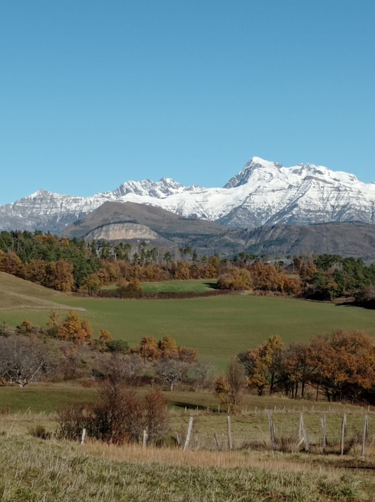 6) Très belle vue sur le Vieux Chaillol depuis le col de l'Ange