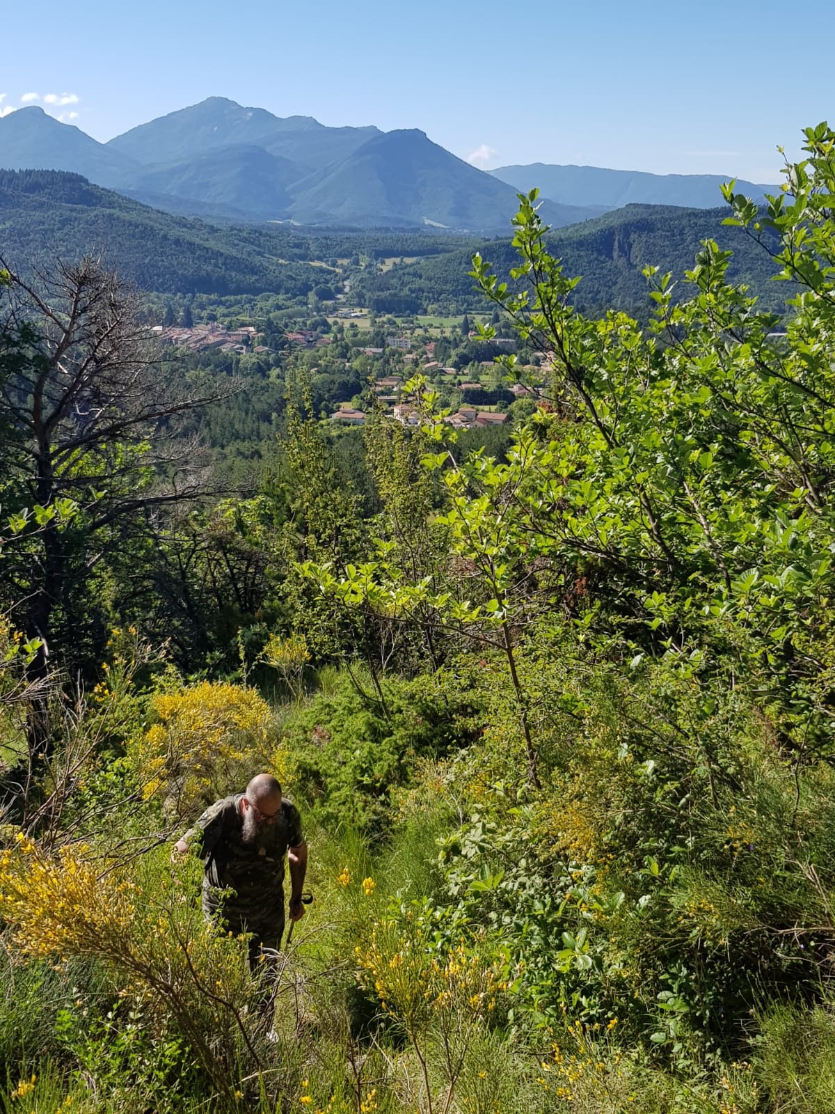 Montée depuis Aspres-sur-Buech